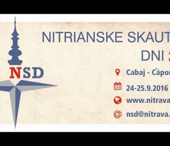 Nitrianske skautsk&eacute; dni 2016